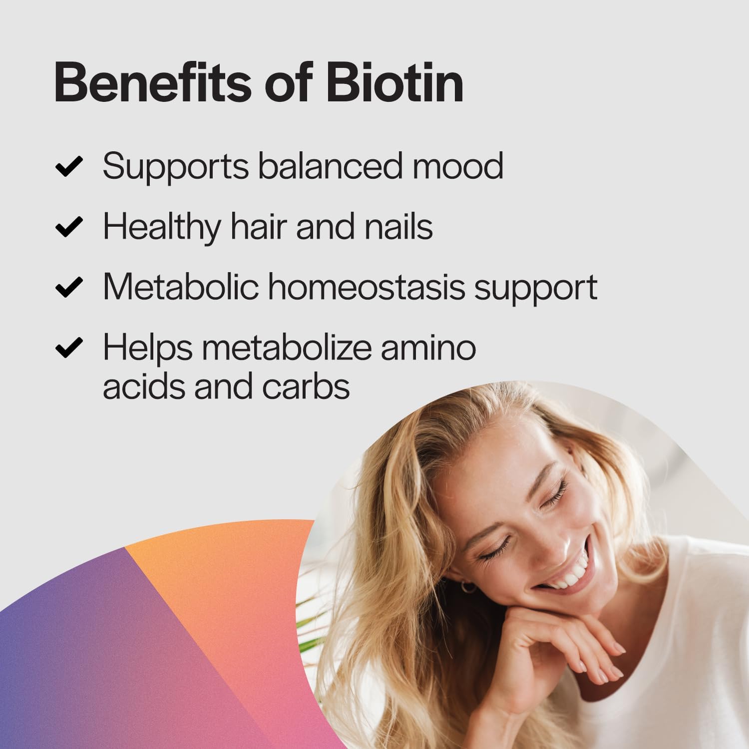 PureFormulas Biotina 8000 mcg - Suplemento para Cabello, Piel y Uñas - 120 Cápsulas