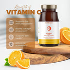 Vitamina C 500 mg con Bioflavonoides 25 mg – 60 Cápsulas Blandas