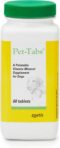 Pet-Tabs Multivitamínico y Mineral para Perros, Comprimidos Masticables, 60 Unidades