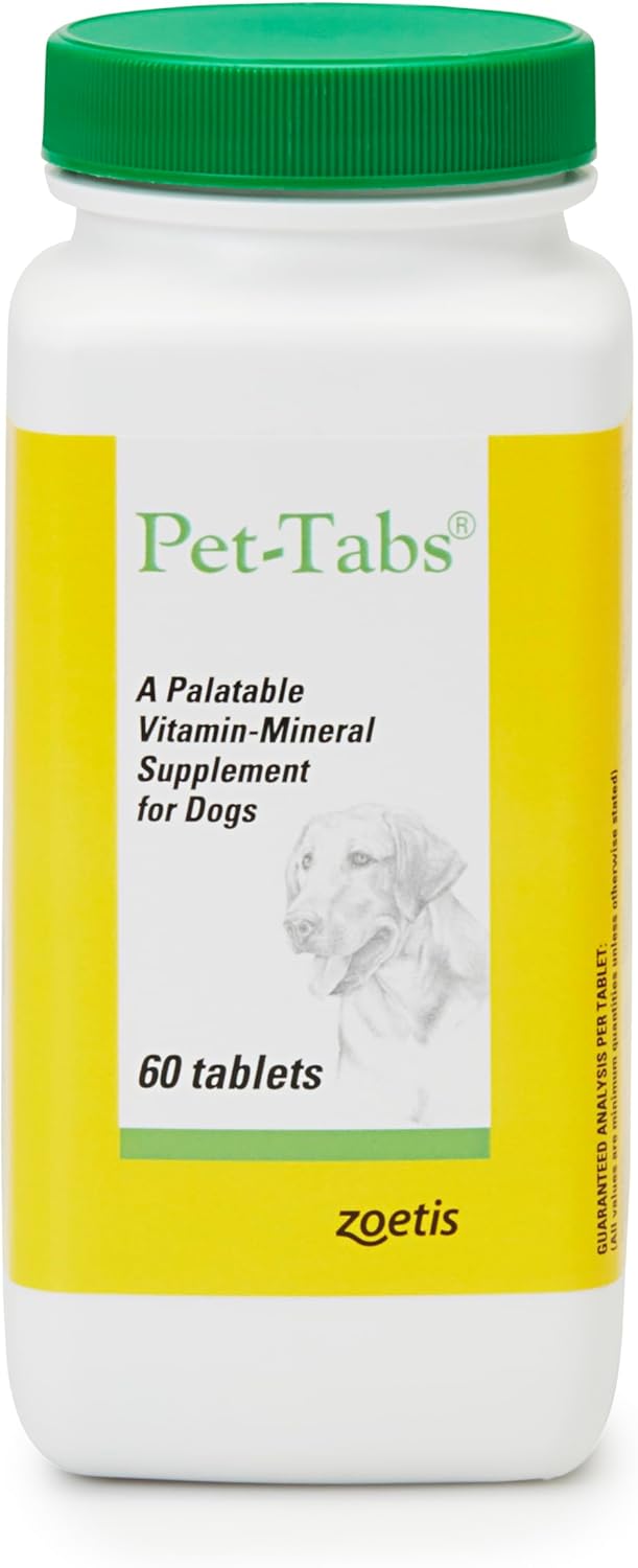 Pet-Tabs Multivitamínico y Mineral para Perros - 500 Comprimidos Masticables