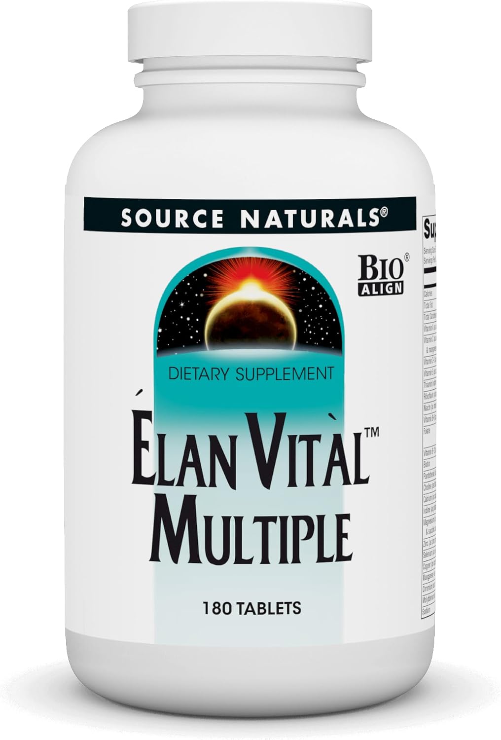 Source Naturals Elan Vital Multivitamínico - Fórmula Completa con Antioxidantes - 60 Comprimidos