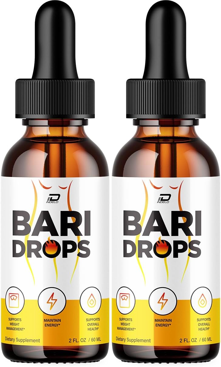 Bari Drops Complemento Líquido – Fórmula Natural para un Estilo de Vida Activo (Pack de 2)