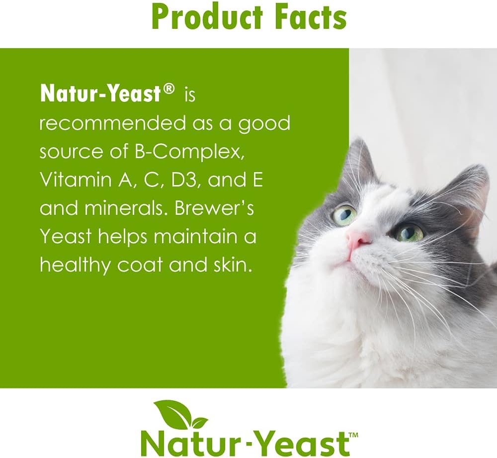 Natur-Yeast Levadura de Cerveza para Perros y Gatos - 90 Snacks Blandos - Apoyo al Sistema Inmunitario y Digestión