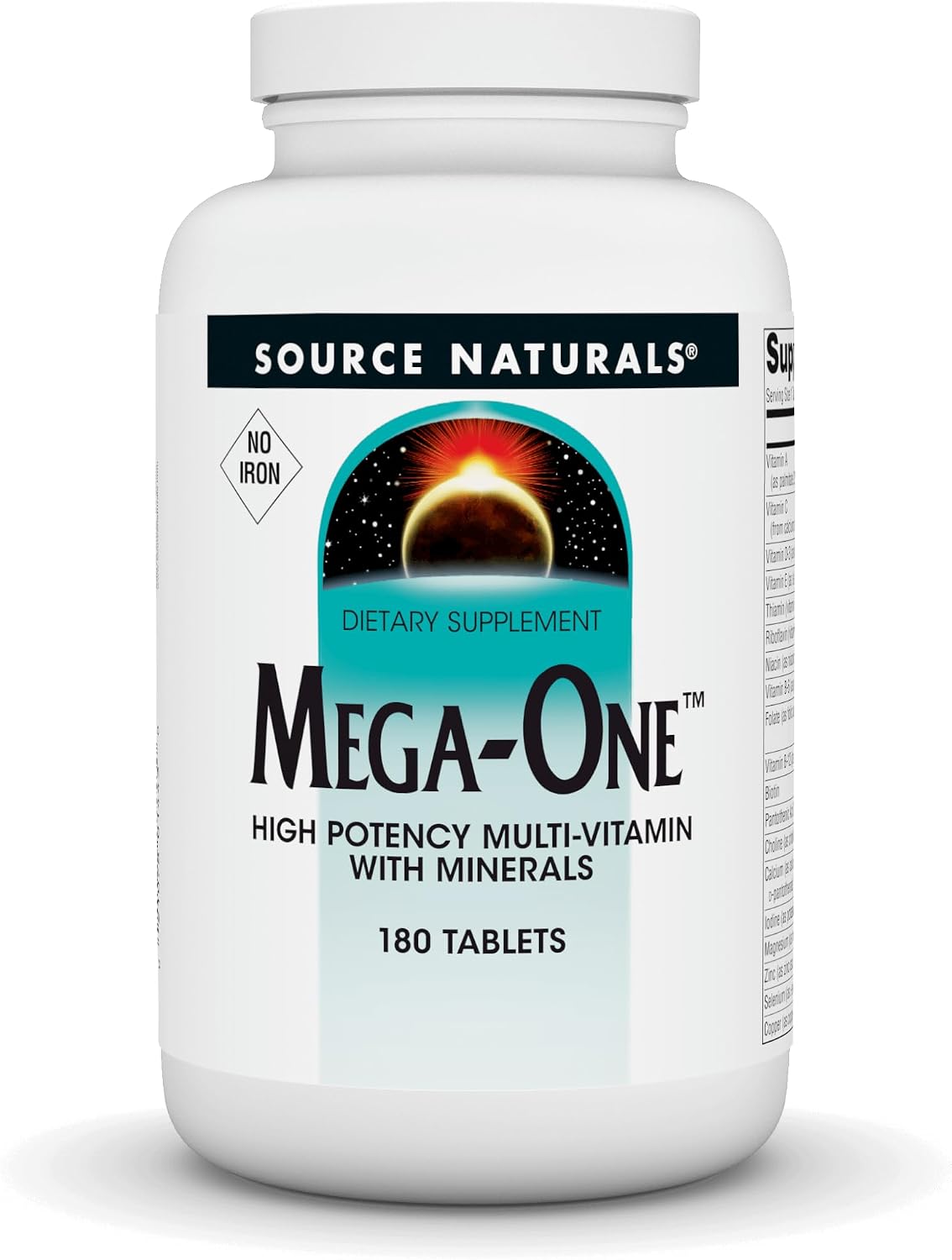 Source Naturals Mega-One Múltiple Sin Hierro, 60 Comprimidos