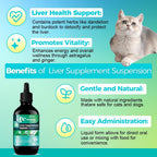 Welsdom Suspensión Herbal de Apoyo Hepático para Perros y Gatos - 30ml