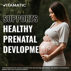 Vitamatic Ácido Fólico 1000 mcg (1 mg) – 480 Tabletas Vegetarianas (2 Paquetes) | Vitamina B9 | 1667 mcg DFE Folato