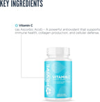 Revive MD Vitamina C Cápsulas, 1000mg - Ácido Ascórbico de Alta Potencia para Apoyo Inmunológico y Salud Antioxidante