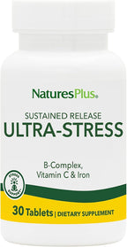 NaturesPlus Ultra-Stress con Hierro, Liberación Sostenida - 30 Comprimidos Vegetarianos