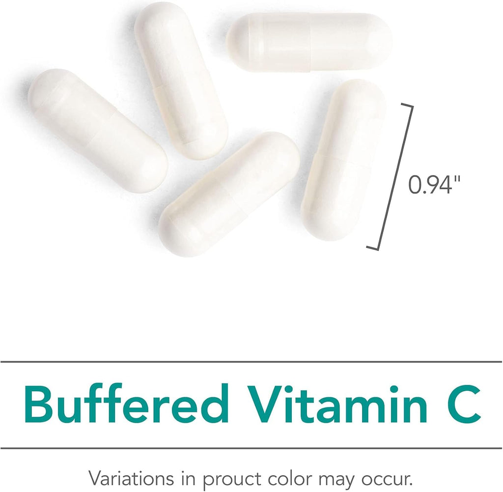 Allergy Research Group NutriCology Buffered Vitamin C - 1000 mg - 120 Vegetarian Capsules