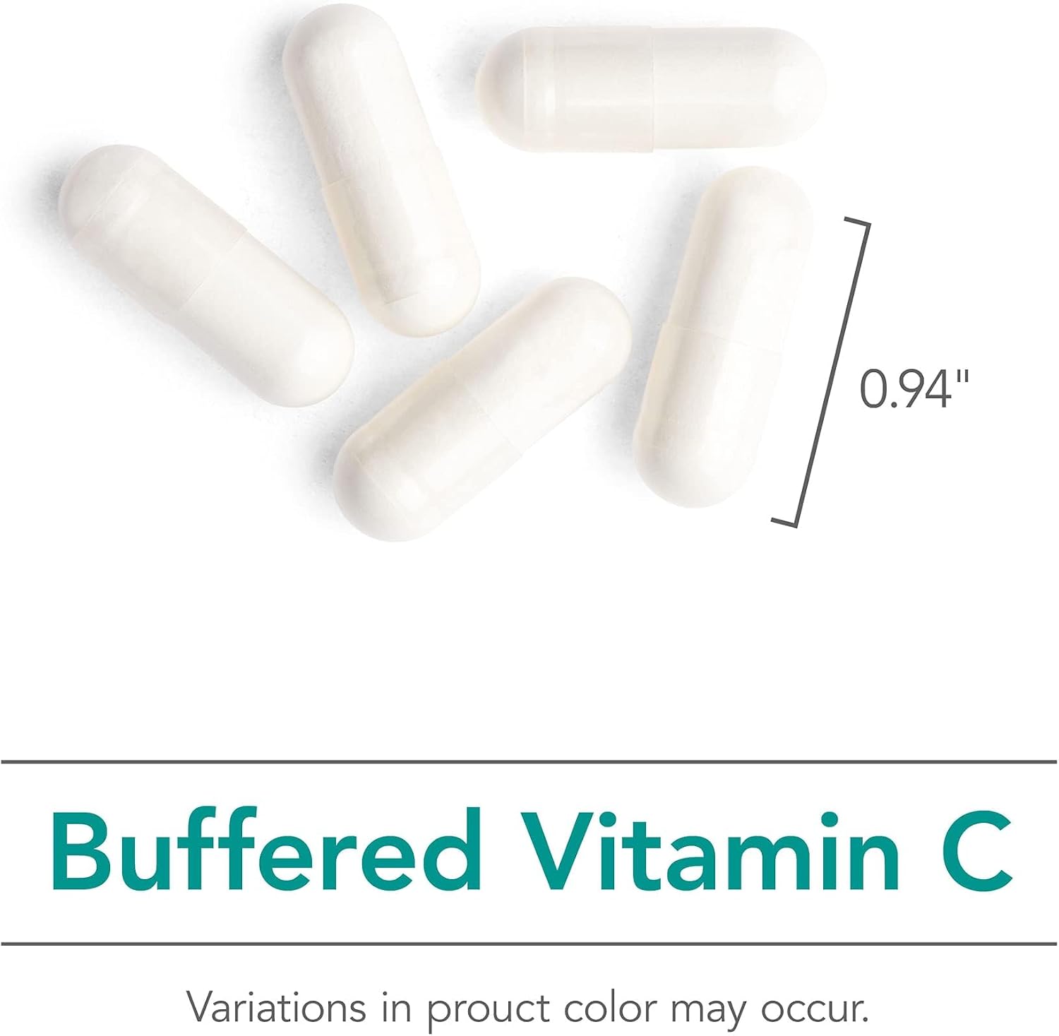 Allergy Research Group NutriCology Buffered Vitamin C - 1000 mg - 120 Vegetarian Capsules