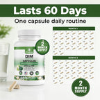DIM 200mg con Bioperina – Apoyo hormonal y salud de la piel (2 meses)