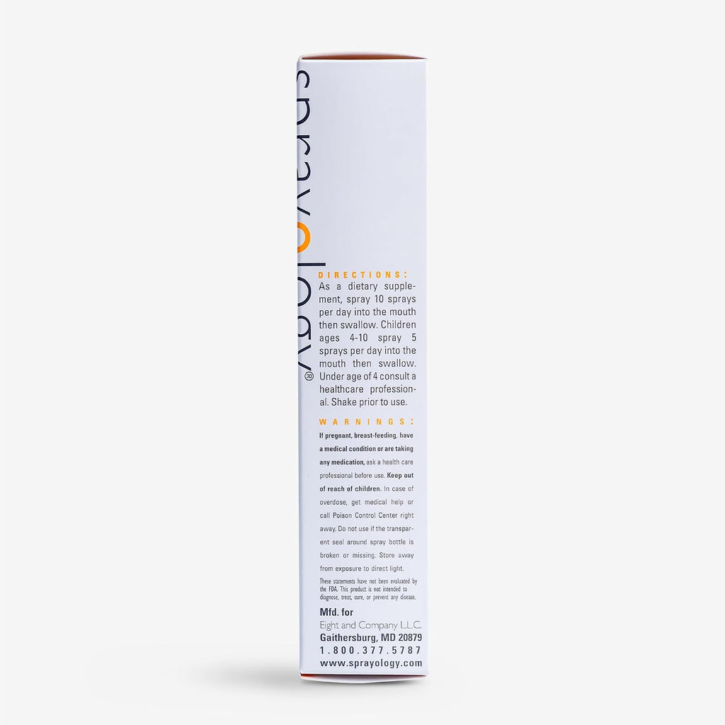 Sprayology Everyday Multi Spray - Spray Multivitamínico Diario de Alta Absorción para Hombres, Mujeres y Niños (Mayores de 4 Años) con Vitamina B12, D3, Folato, Biotina - 50 ml (1.7 fl oz)
