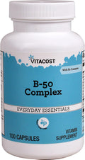 Vitacost B-50 Complex, 100 Capsules