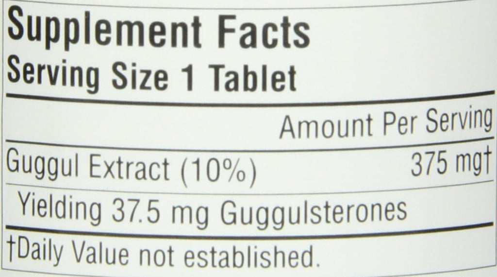 Source Naturals Guggulsterones 37.5 mg - 120 Comprimidos