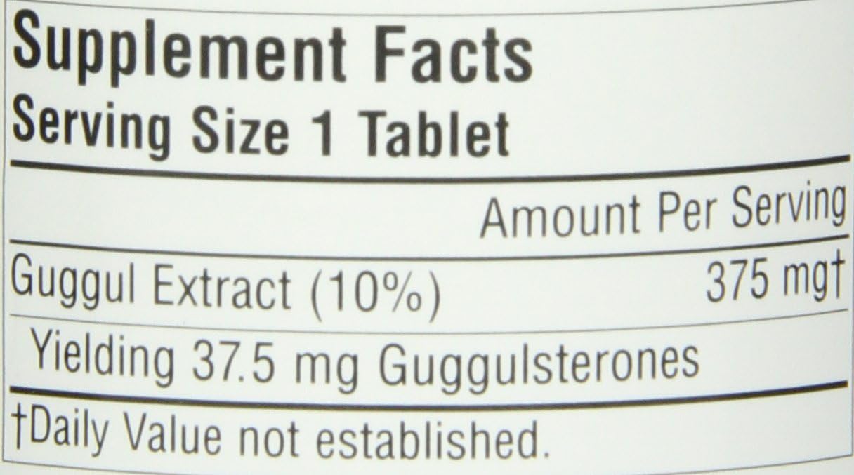 Source Naturals Guggulsterones 37.5 mg - 120 Comprimidos