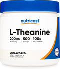 Nutricost L-Theanine en Polvo 100g - Sin Gluten y No-GMO