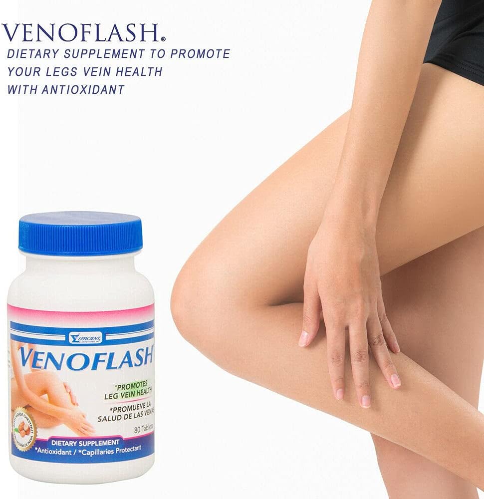 Venoflash Regular - Suplemento para la Salud de las Venas, 80 Comprimidos