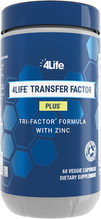 4Life Transfer Factor Plus Zinc – Apoyo Inmunológico con Hongos, 60 Cápsulas