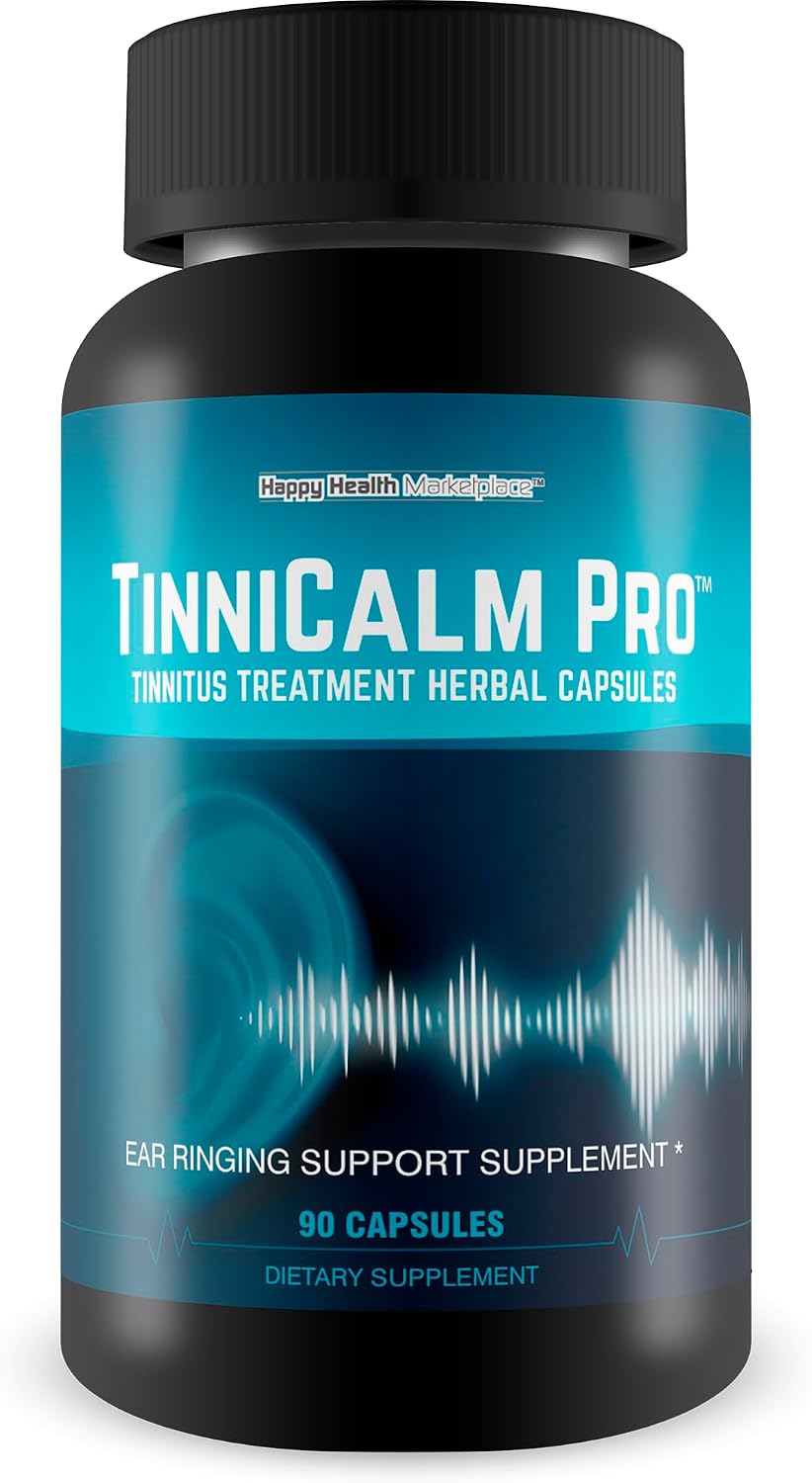 TinniCalm Pro - Cápsulas Herbales para el Alivio del Acúfeno