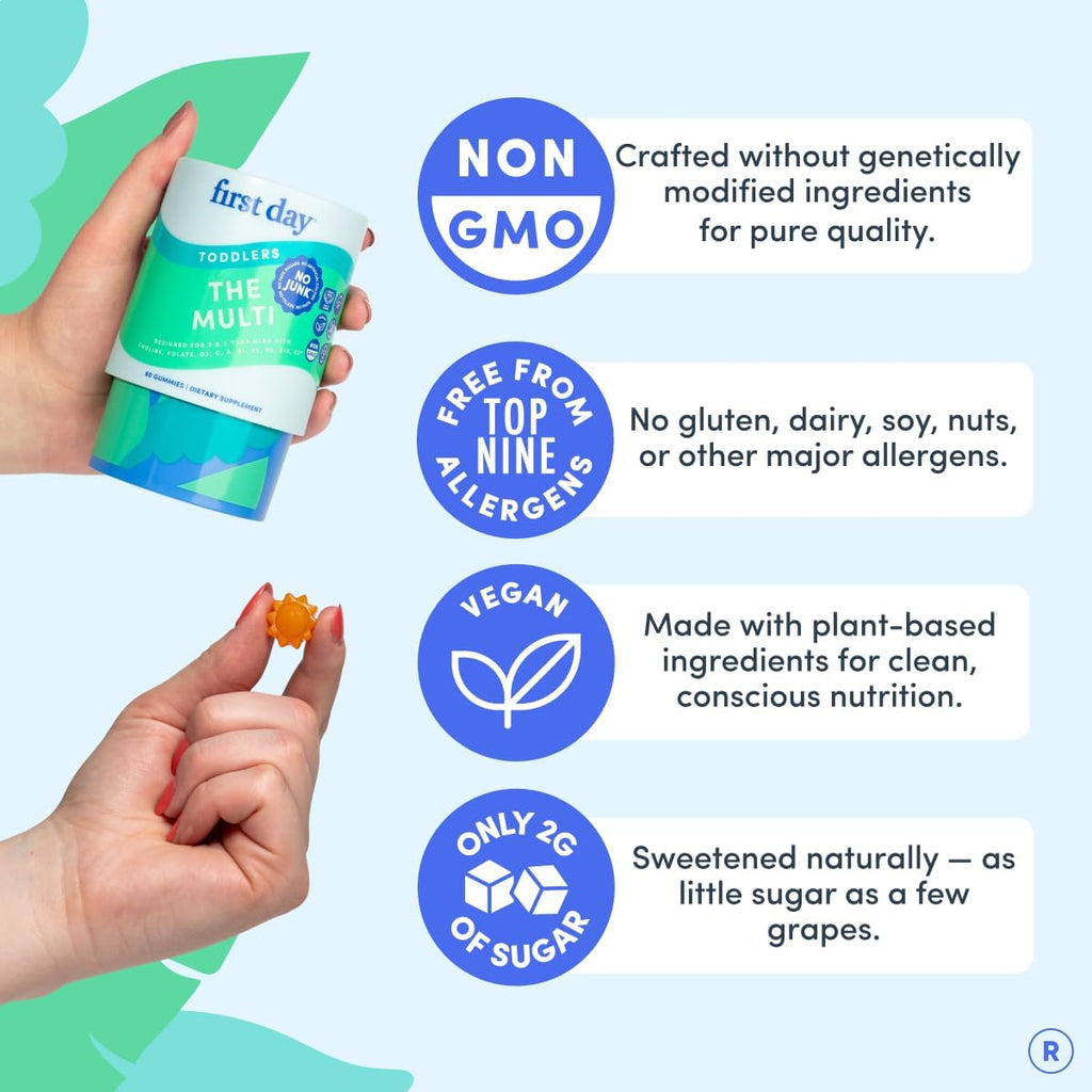 Multivitamínico en Gominolas para Niños de 2 a 3 Años - FIRST DAY