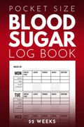 Libro de Control de Azúcar en Sangre de Bolsillo: Diario de Diabetes de 1 Año (4x6 pulgadas)