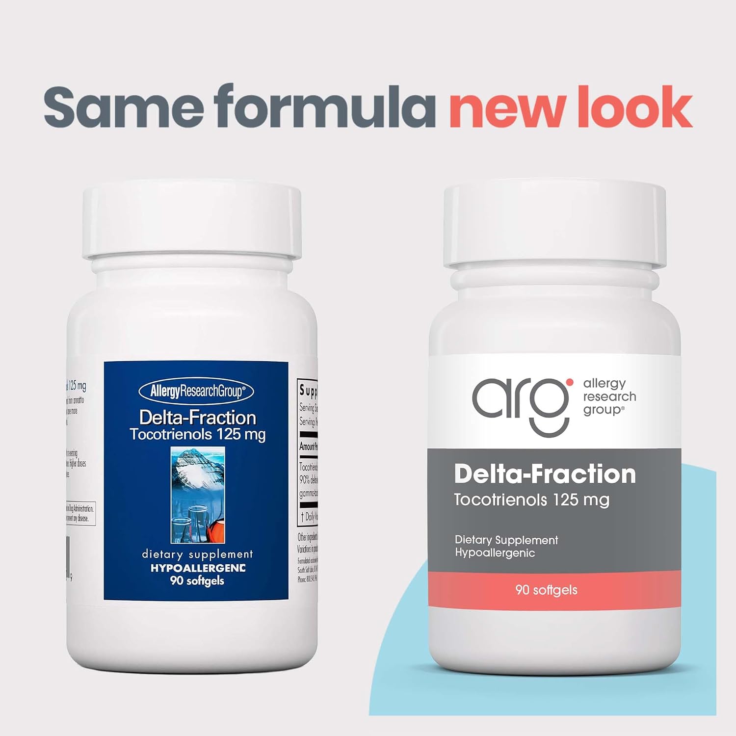 Allergy Research Group Delta-Fraction Tocotrienols 50 mg - 90 Cápsulas Blandas