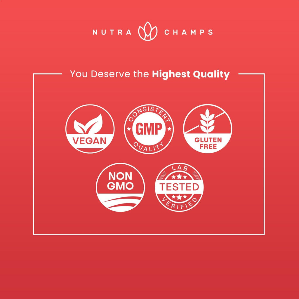 NutraChamps Complejo B en Gomitas - Vitaminas B1, B2, B3, B5, B6, B7, B9, B12 (Metilcobalamina) - Sabor Frambuesa - Vegano y Sin Gluten