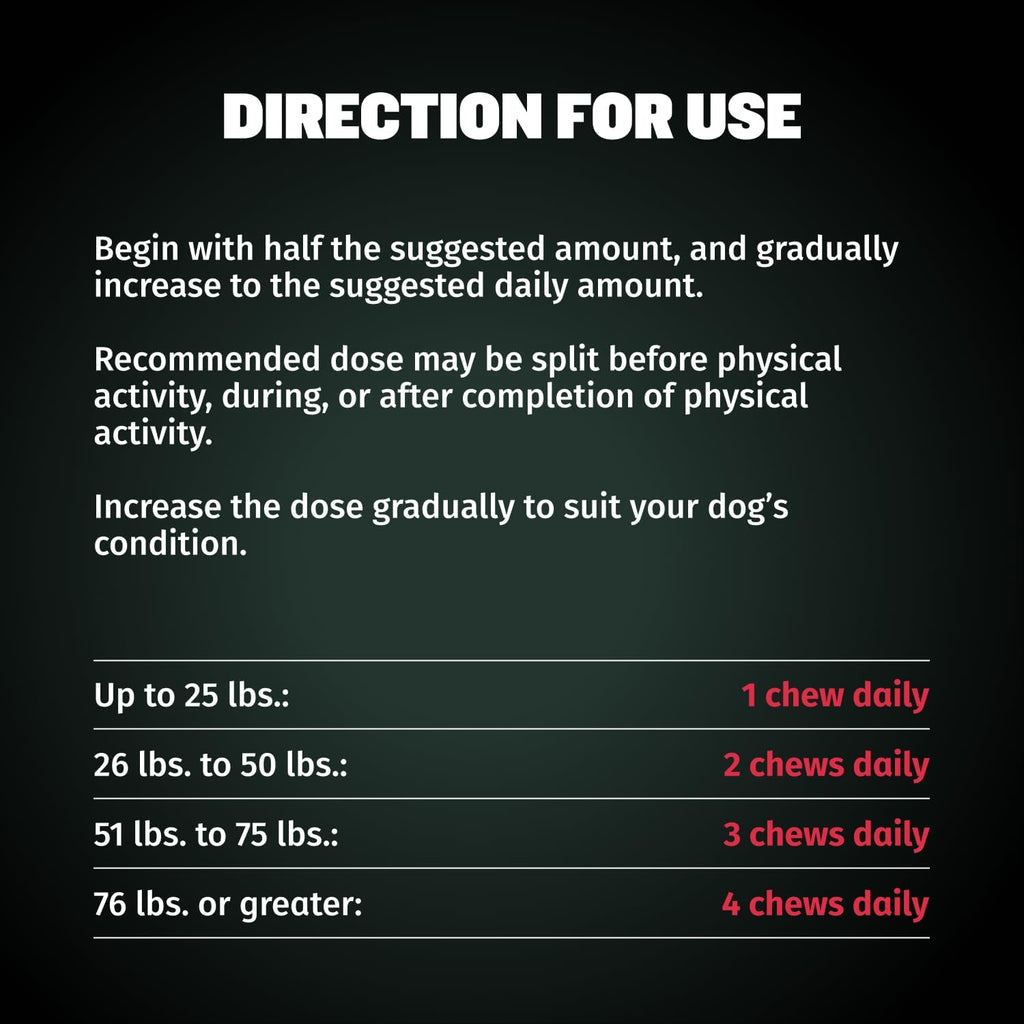 Bully Max Multivitamínico 9-en-1 para Perros, 75 Masticables Blandos - Suplemento con Glucosamina, Probióticos y Omega-3