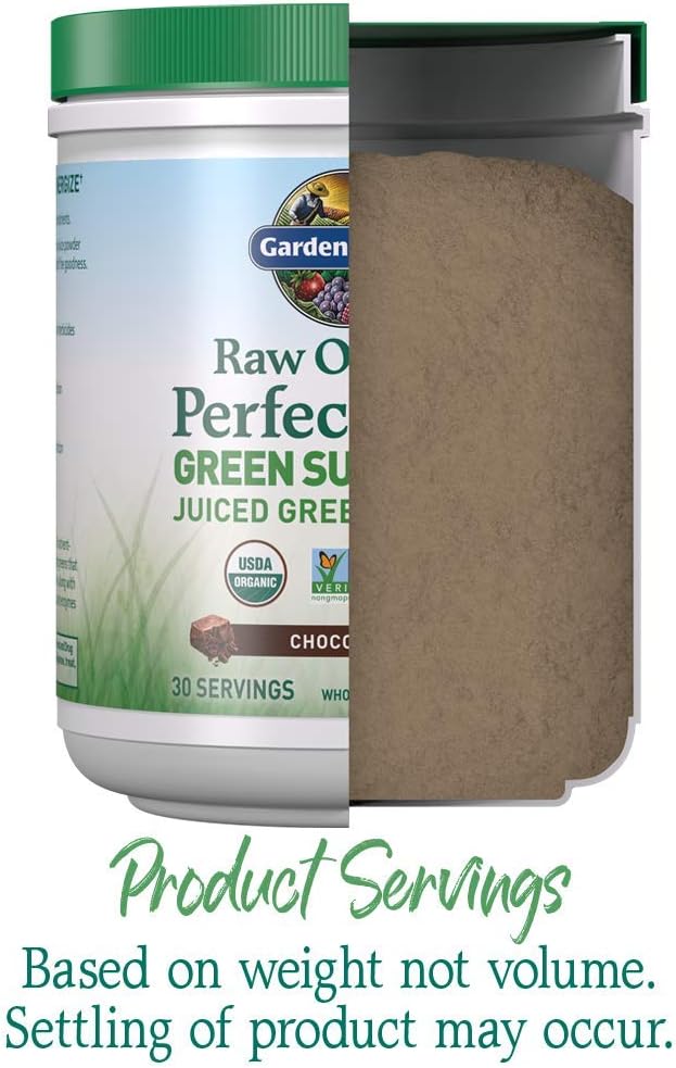Garden of Life Raw Organic Perfect Food - Superalimento Verde en Polvo Sabor Chocolate, 30 Raciones