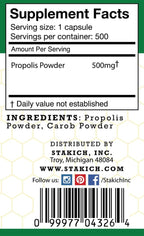 Stakich Propolis Capsules - 500 mg, 500 Capsules