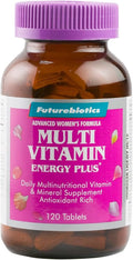 Futurebiotics Energy Plus Multi Vitamin - Multivitamin for Women, 120 Tablets