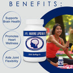 Nu Health Marine Lipid NU-11 Omega 3 Fish Oil, Ginkgo Biloba, 200 Softgels