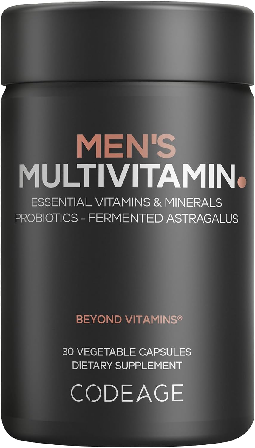 Codeage Men's Multivitamin - Multivitamínico para Hombres, 30 Cápsulas