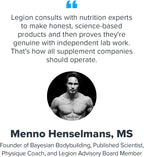 LEGION DHEA 50mg – Suplemento de DHEA para Hombres y Mujeres