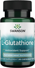 Swanson Amino Acid Supplemelts L-Glutatión Sublingual 50 mg 60 Comprimidos