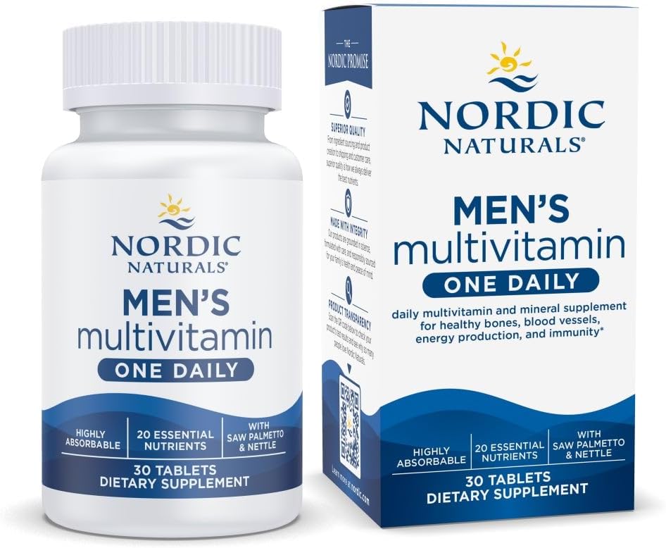 Nordic Naturals Multivitamínico para Hombres One Daily - 30 Comprimidos