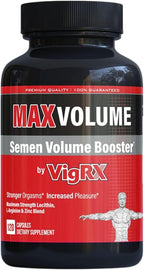 VigRX Max Volume Fórmula de Vitalidad Masculina - con L-Arginina, Zinc y Lecitina de Girasol - 120 Cápsulas
