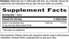 Country Life Vitamina C 1000 mg con Escaramujo – Liberación Prolongada – 90 Comprimidos