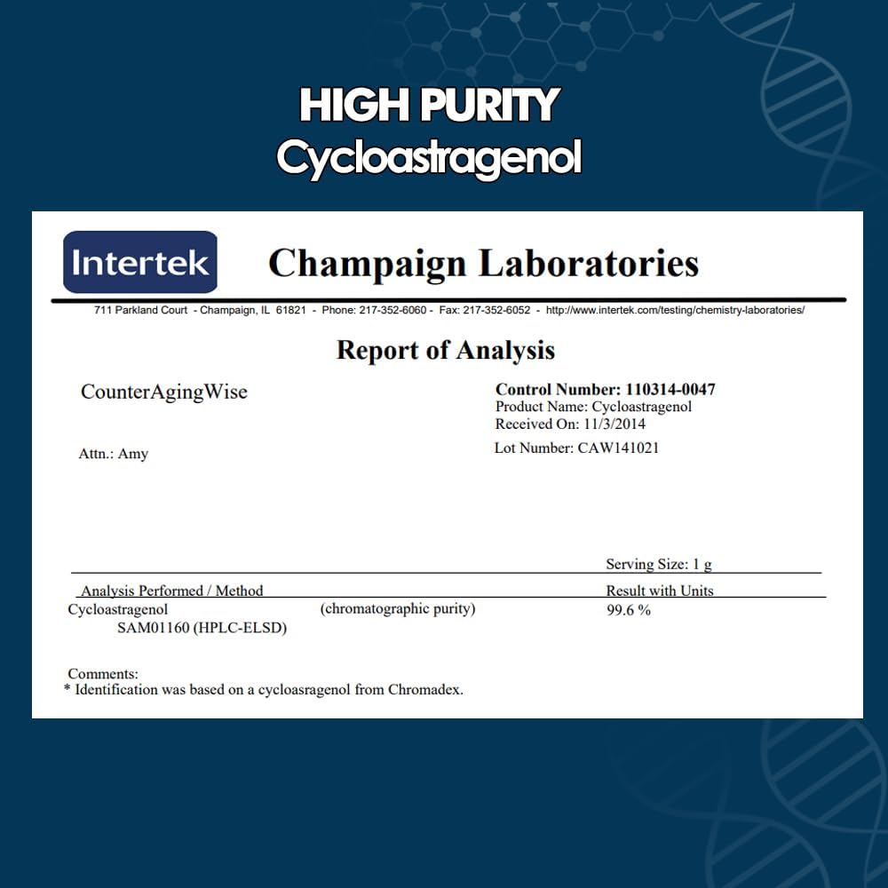 CAW Hypersorption Cycloastragenol 5 mg – 30 Cápsulas Gastrorresistentes (6 Envases)