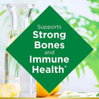 Nature's Bounty Vitamina D3, Apoyo Inmunológico, 125 mcg (5000 UI), Cápsulas Blandas de Liberación Rápida, 240 unidades - Pack de 2