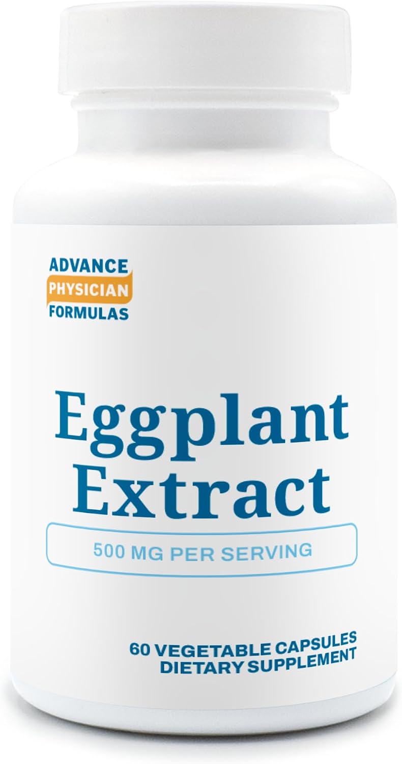 Extracto de Berenjena 500 mg, 60 Cápsulas Vegetales