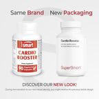 Supersmart Cardio Booster (Fórmula Avanzada) – con Taurina, CoQ10, Potasio y Fitoesteroles – 90 Cápsulas Vegetales