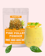 Polen de Pino Premium en Polvo, 100% Natural, Sin OGM, Vegano