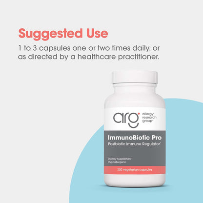 Allergy Research Group ImmunoBiotic Pro - – Ofrece un soporte postbiótico sin necesidad de probióticos vivos. – Image 4