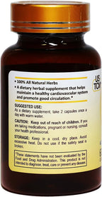 Cápsulas de Tienchi y Danshen (Panax notoginseng y Salvia miltiorrhiza) – 500mg, 60 Cápsulas Vegetales