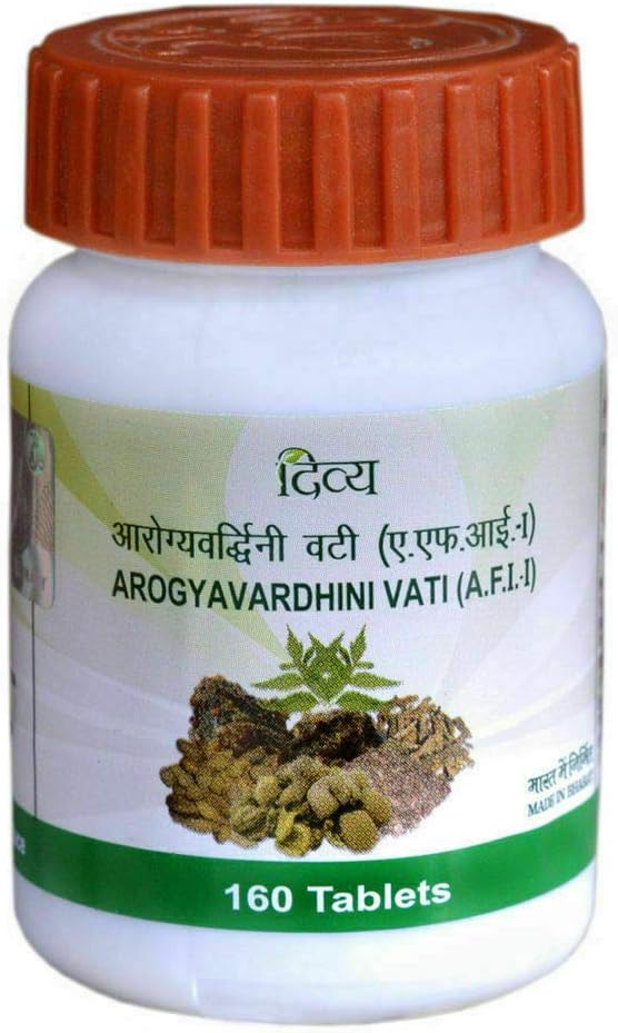 Patanjali Arogyavardhini Vati Divya - 160 Comprimidos