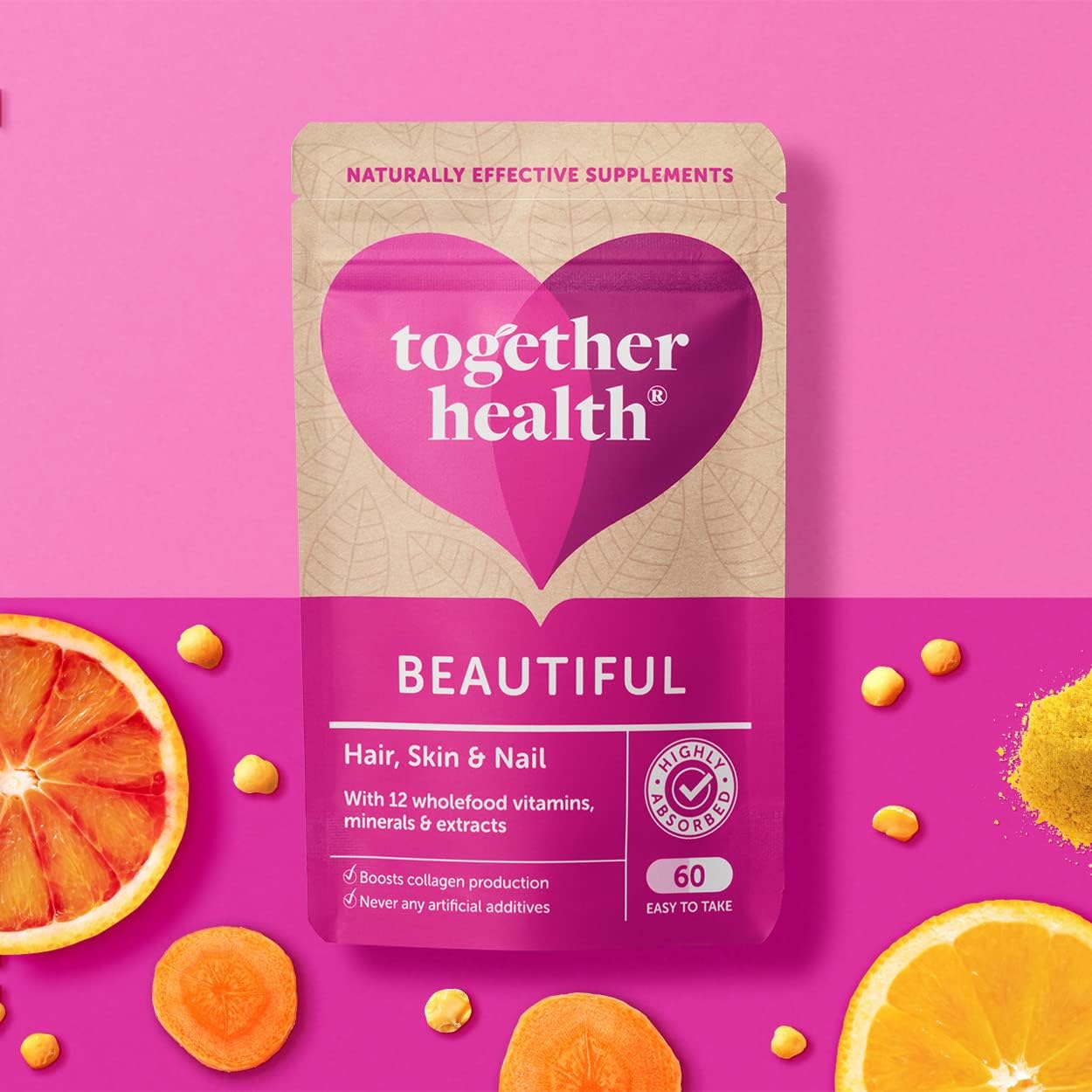 Together Hair Skin & Nail Cápsulas, 60 unidades