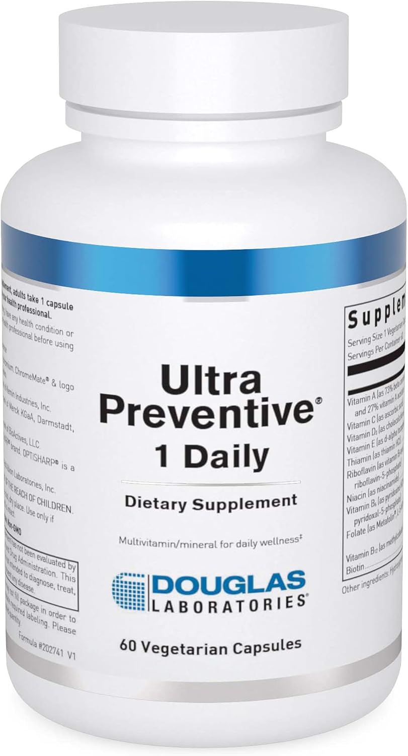 Douglas Laboratories Ultra Preventive 1 Daily – Multivitamínico y Mineral, 60 Cápsulas