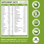 Complete Vitamins | Multivitamínico con Omega 3.6.9, CoQ-10 y Vitamina D3 | Sin Hierro | 60 Cápsulas