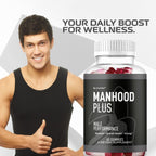 Manhood Plus Gummies for Men, 1050mg, 60 Gomitas
